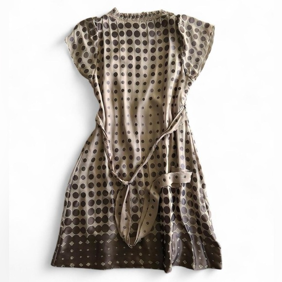 BCBGMaxAzria NWT Polka Dot Mini Dress with Tie - Picture 2 of 5